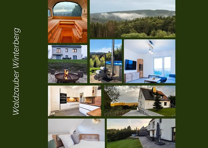 Luxus-Ferienhaus Mit Sauna, Hot Tub Und Grandiosem Panorama